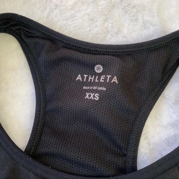 Athleta Double Dare Black Sports Workout Bra - Picture 4 of 9